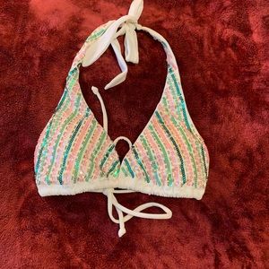 Lightly Used Victoria’s Secret Sequin Bikini Top